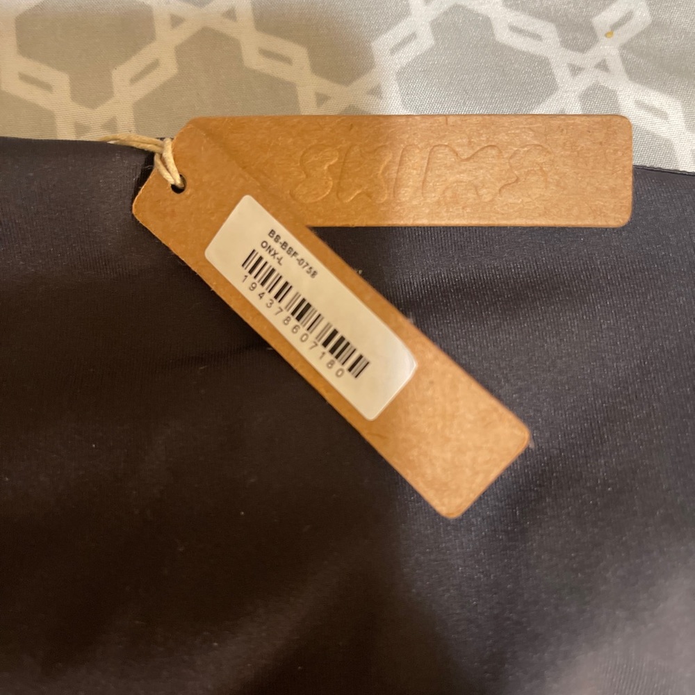 Skims Black All-in-one Strapless Onesie Size-L